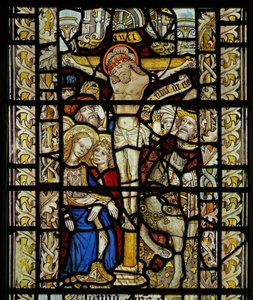 Fenêtre représentant la Crucifixion - English School